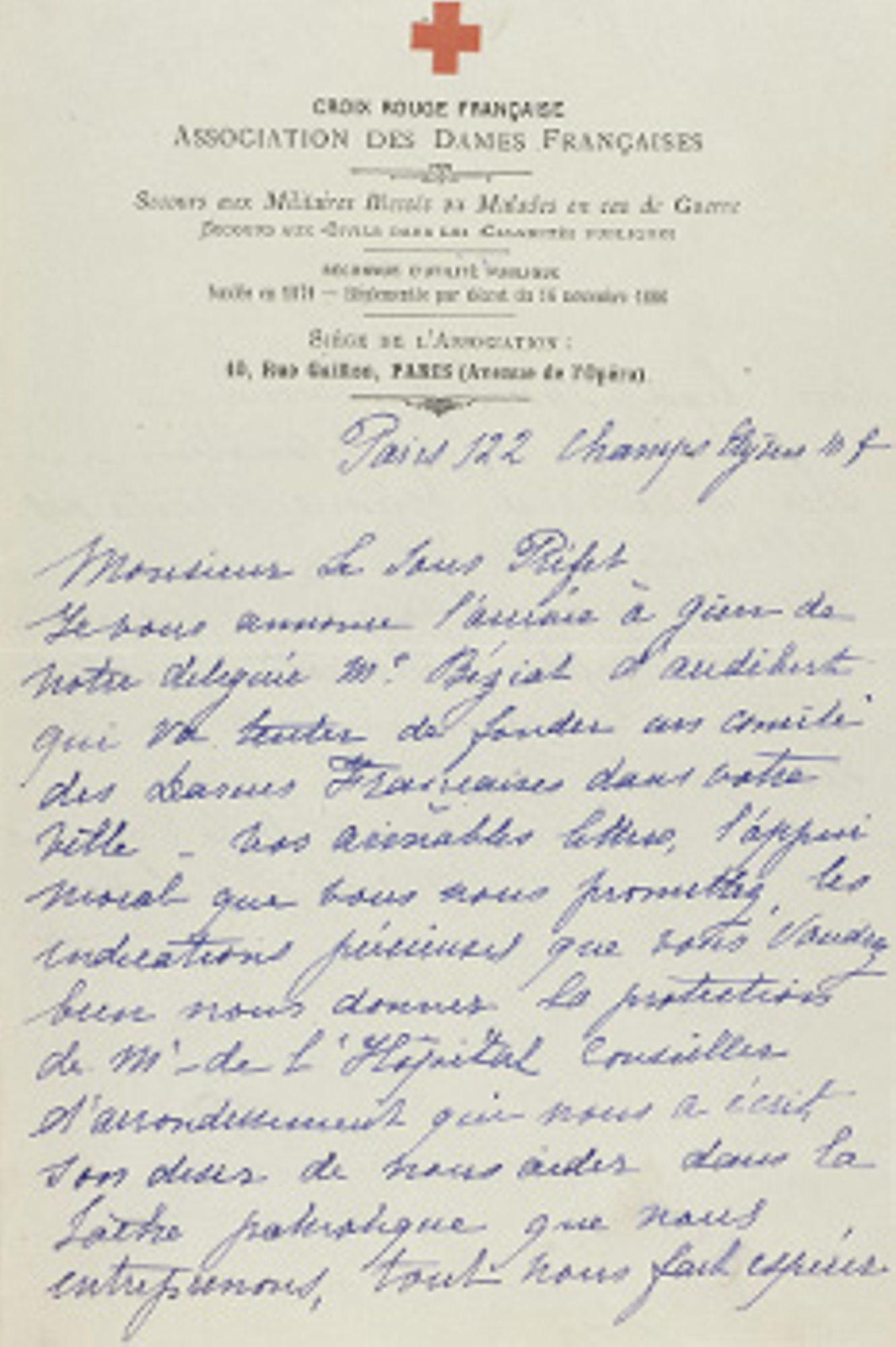 Comité des dames françaises de Gien