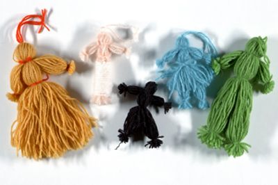 Poupées de laine, collection privée, 2014