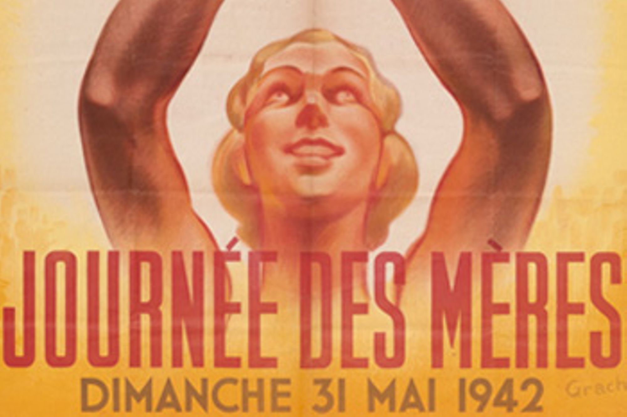 Affiche de la Journée des Mères 1942