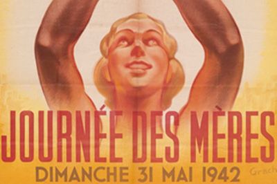  L’affiche pour la journée des mères du 31 mai 1942 célèbre la mère féconde et l’enfant-roi.
