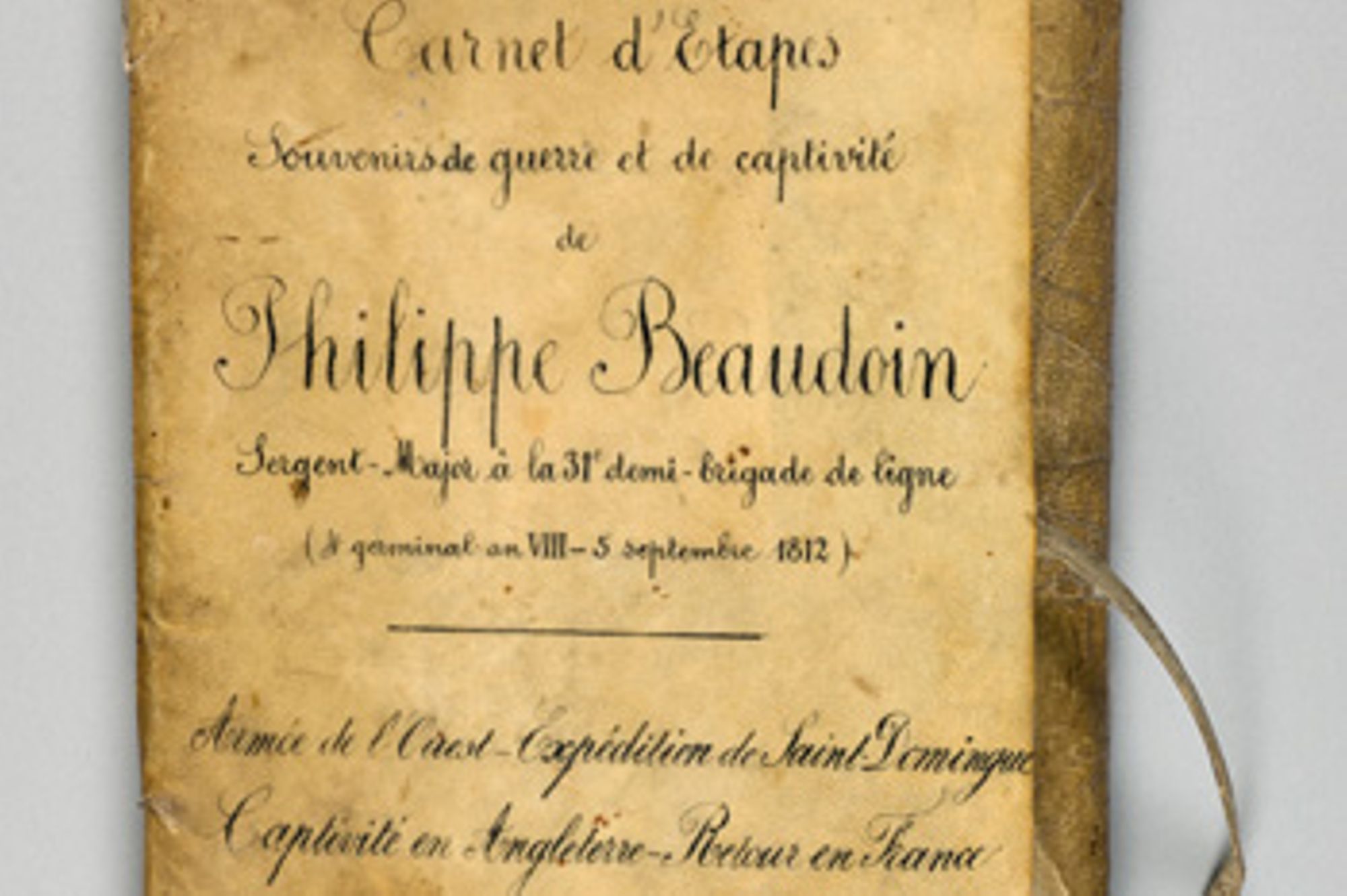 Les mémoires d’un soldat des guerres napoléoniennes.