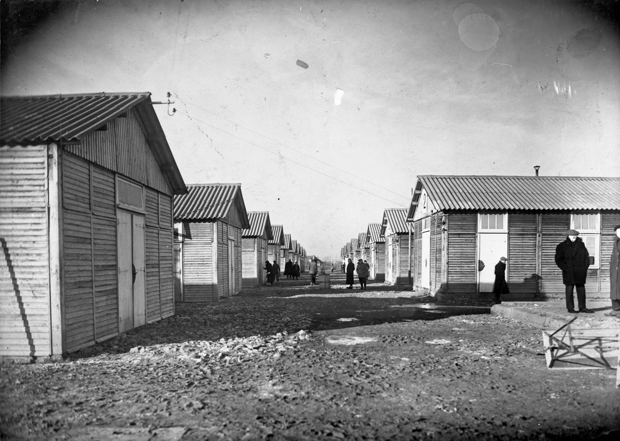 Camp d'internement de Beaune-la-Rolande en mars 1942.