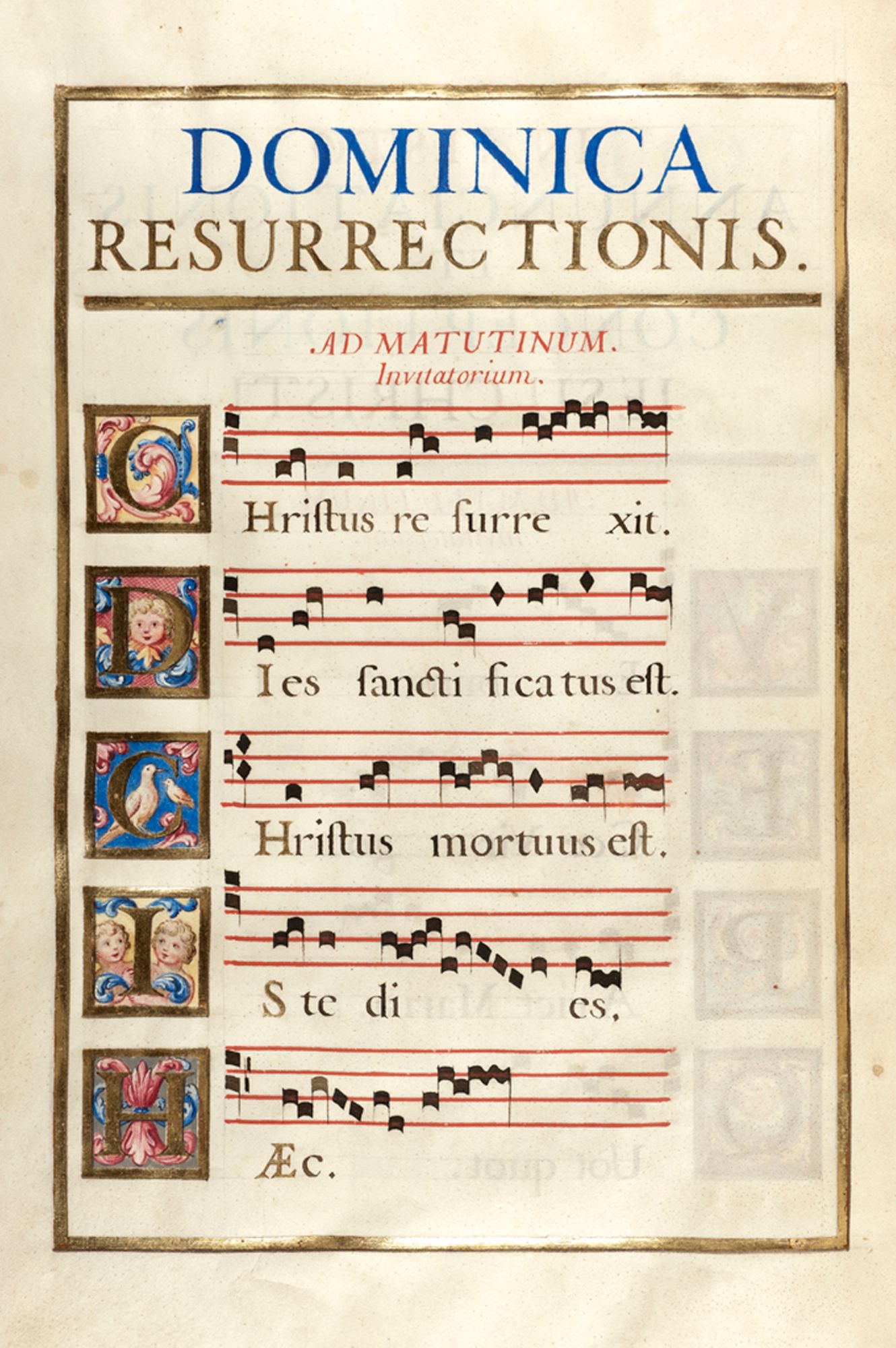 Antiphonaire de l'église Saint-Pierre-Empont d'Orléans - 1699.