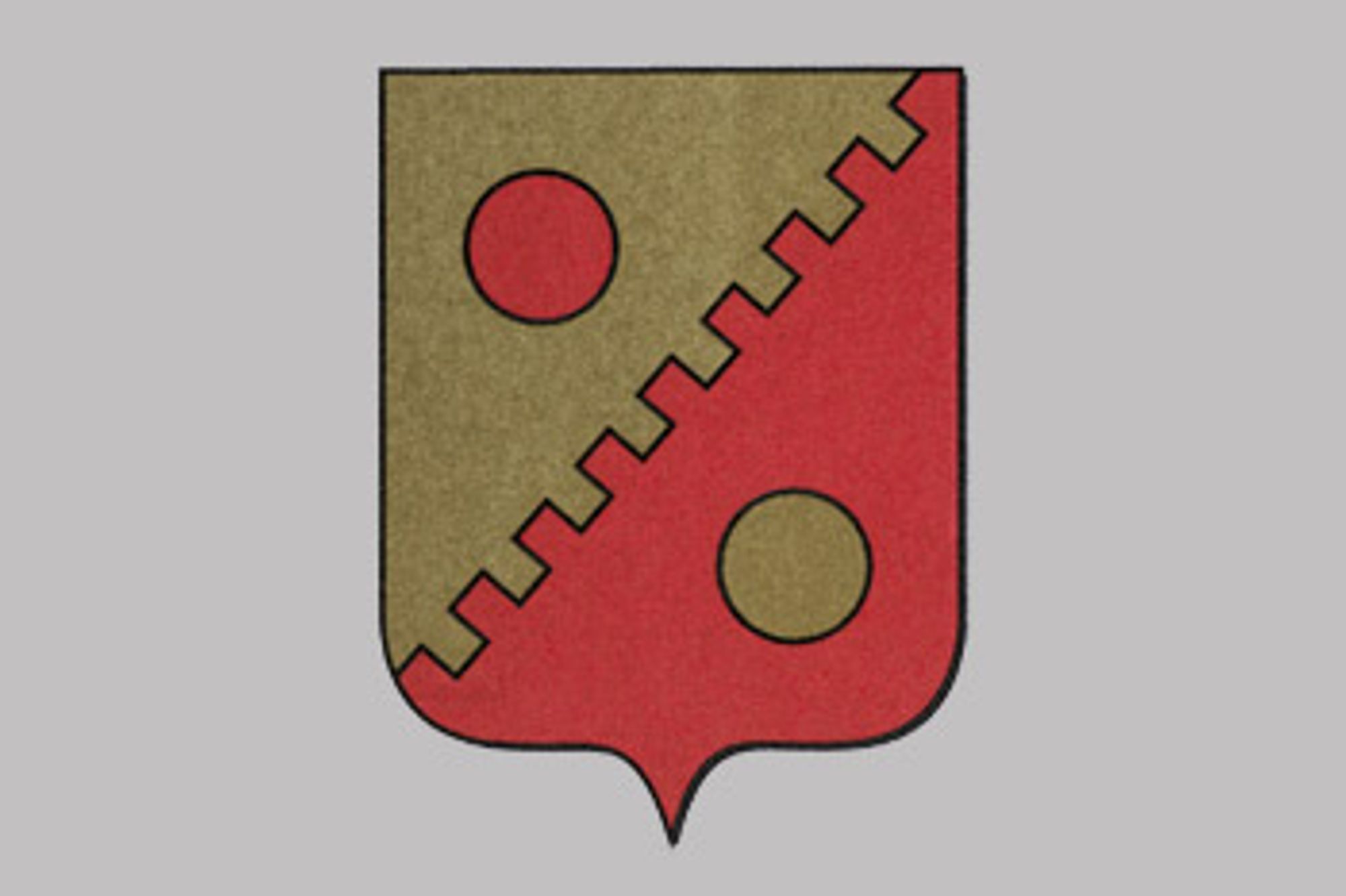 Blason de la commune de Mezières-en Gâtinais adopté le 20 octobre 1997.