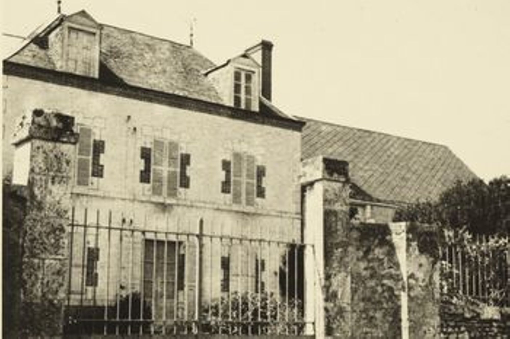 Baule, maison de vigne [à un étage et comble]. (Arch. dép. du Loiret, 7 FI 113)