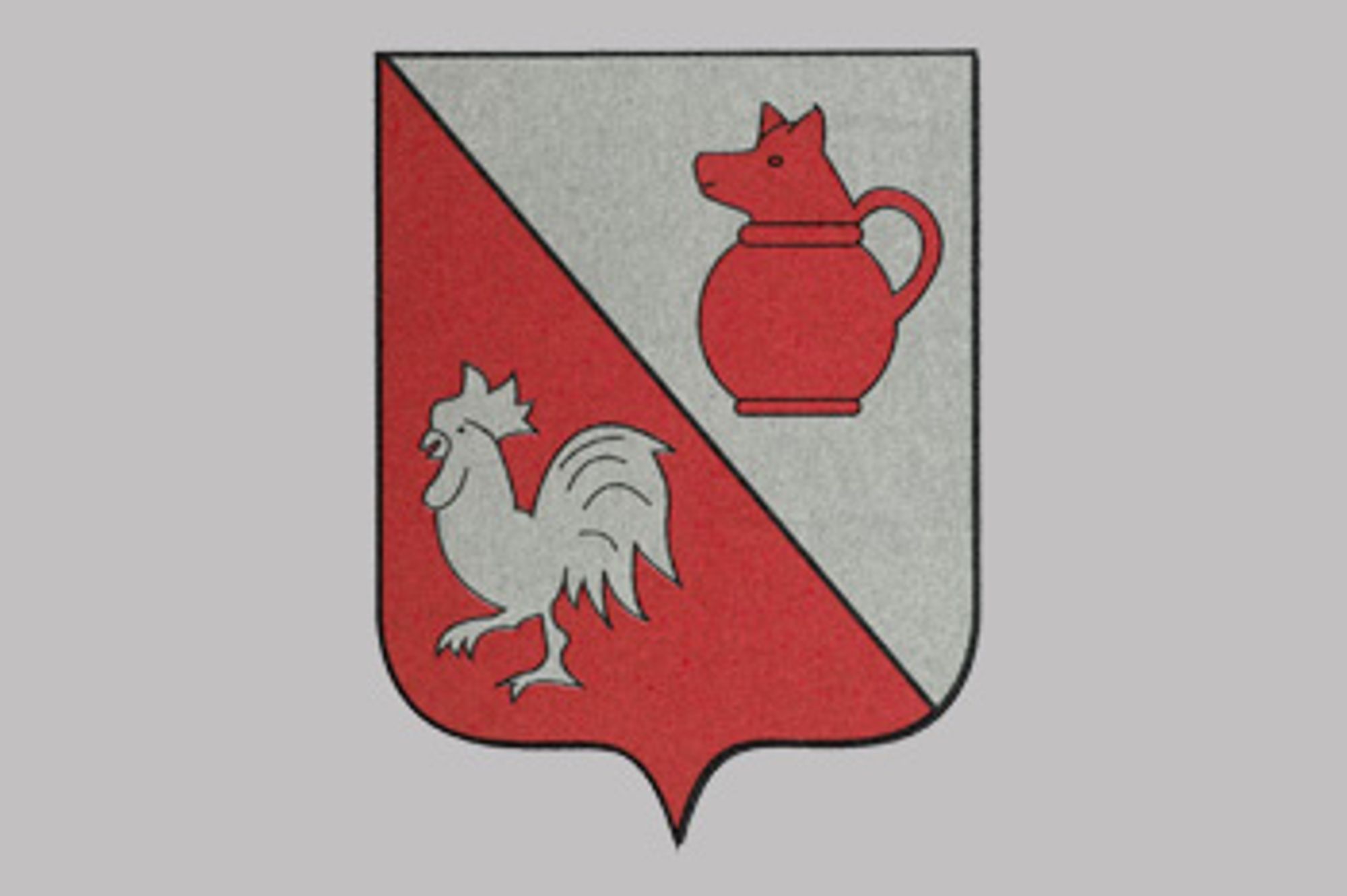 Blason de la commune de Nibelle adopté le 23 février 1998.