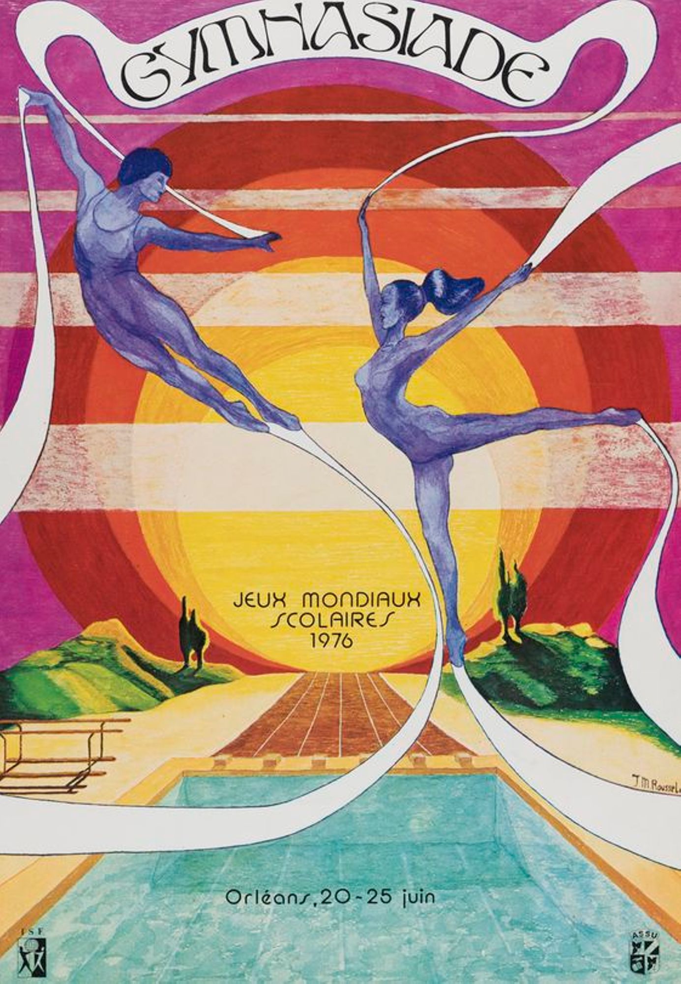 Affiche des jeux mondiaux scolaires