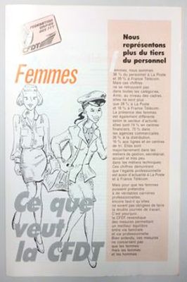 Tract syndical pour l'égalité professionnelle (septembre 1994).