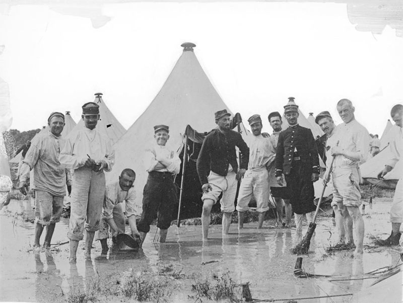 Camp militaire de Cercottes, vers 1900-1920