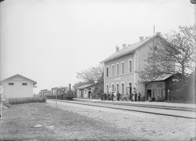 Gare, Châteauneuf-sur-Loire, vers 1900-1920