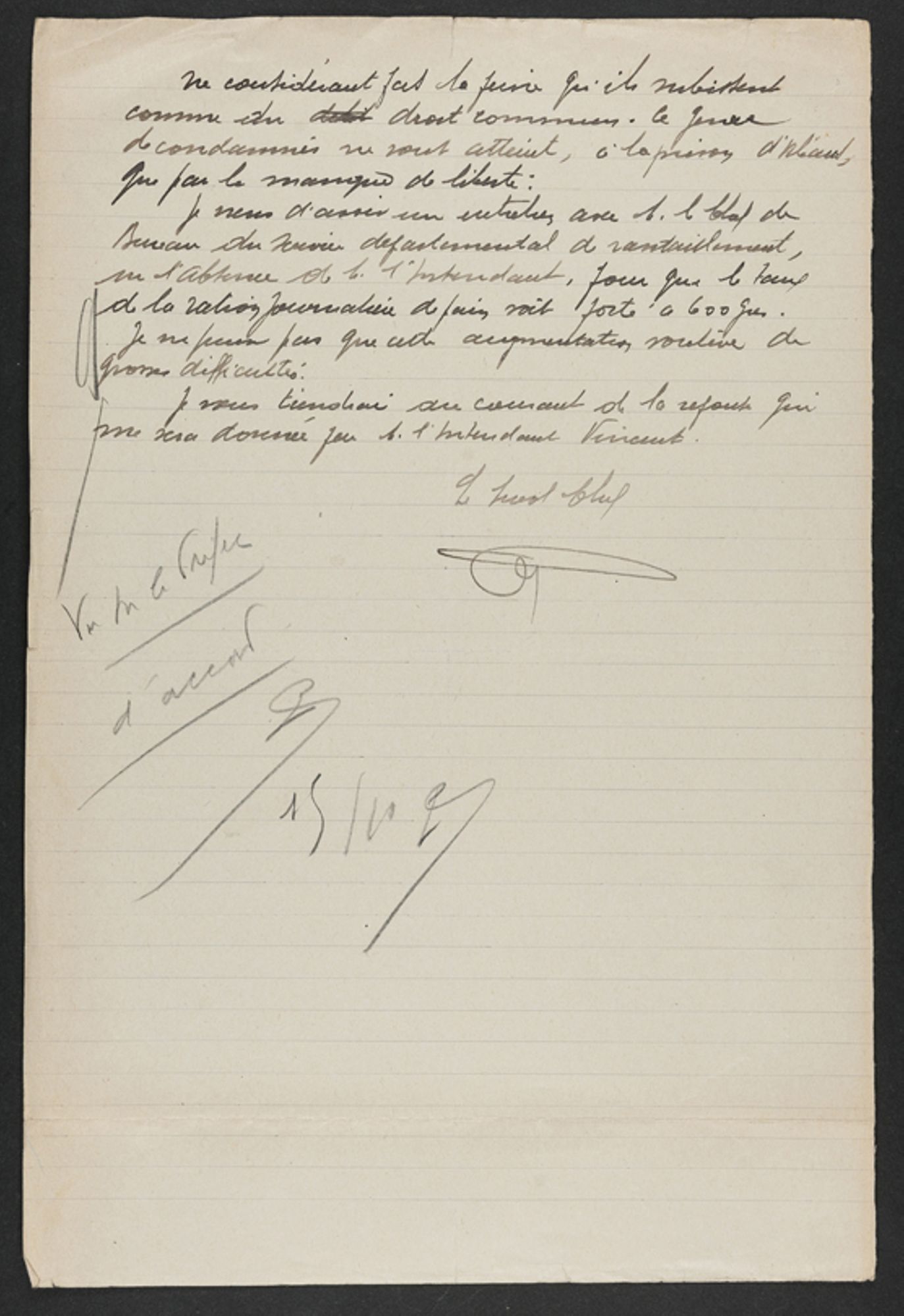 Alimentation des détenus (2e page)