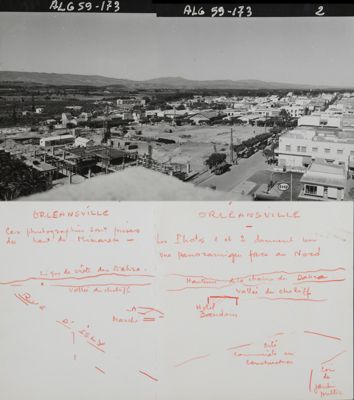 Vue d'Orléansville en 1959, aujourd'hui Chlef