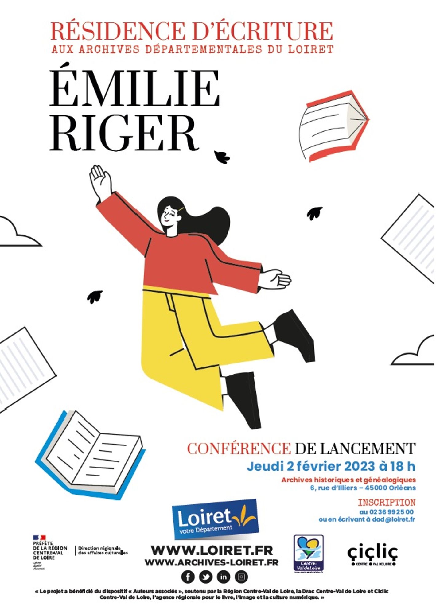 Conférence de lancement de la résidence d'écriture : comment passe-t-on des archives à la fiction historique ?