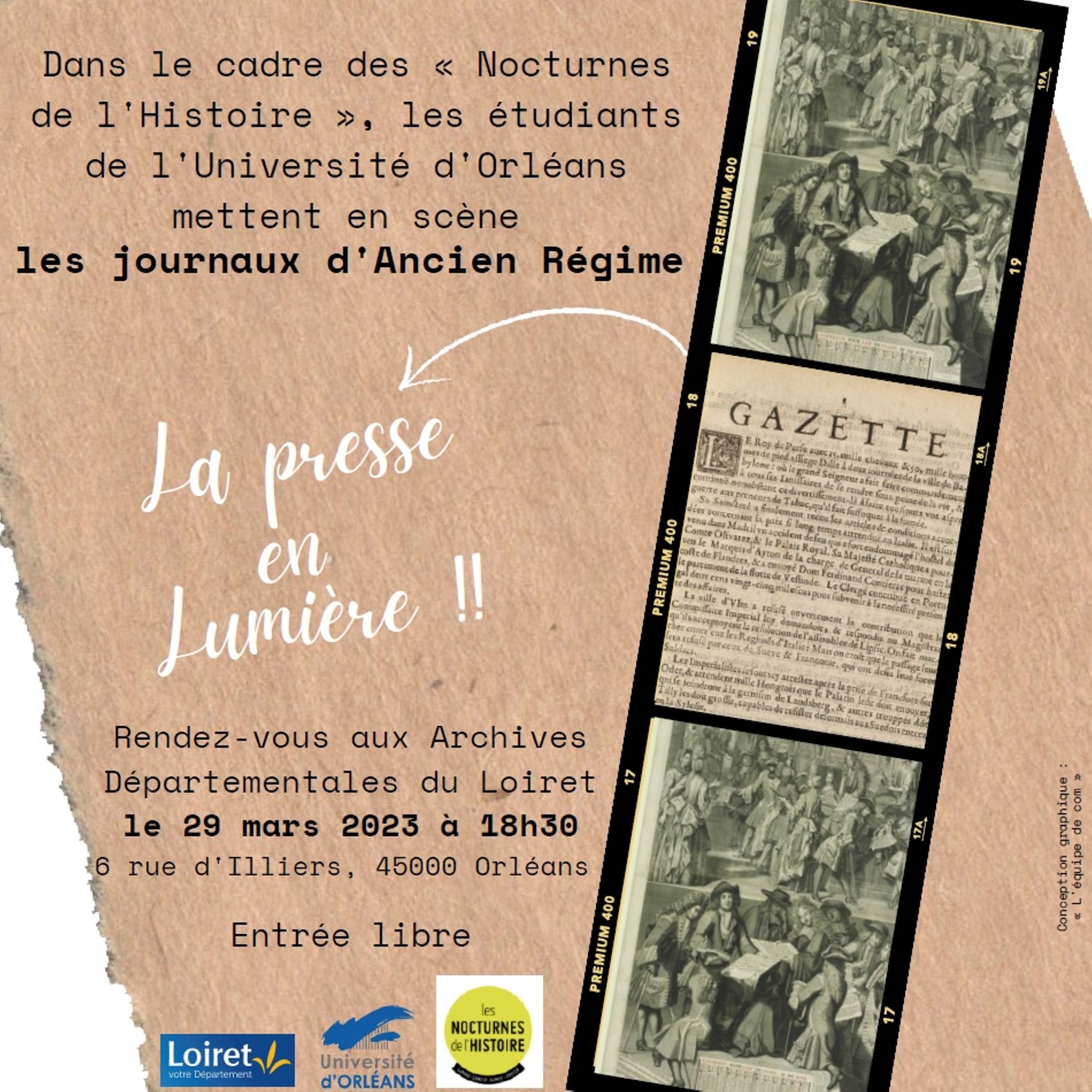 Conférence gesticulée : La presse en lumière !