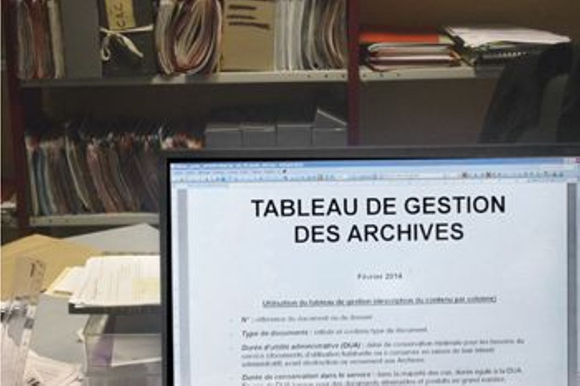 Le tableau de gestion