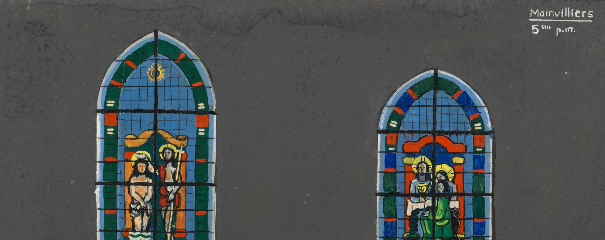 Patrimoine en détour : enquête sur deux maquettes de vitraux