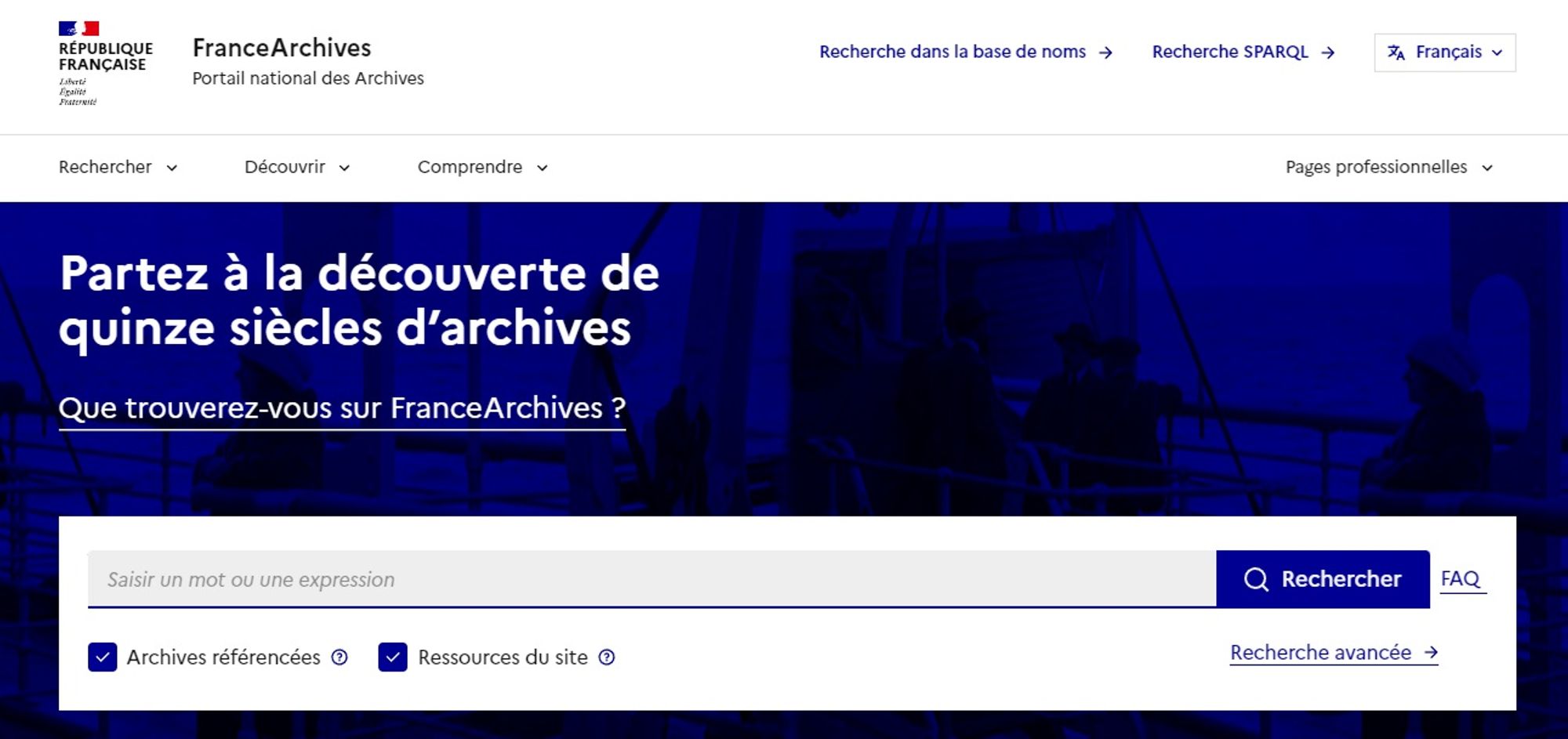 Mise en ligne de nos inventaires sur France Archives !