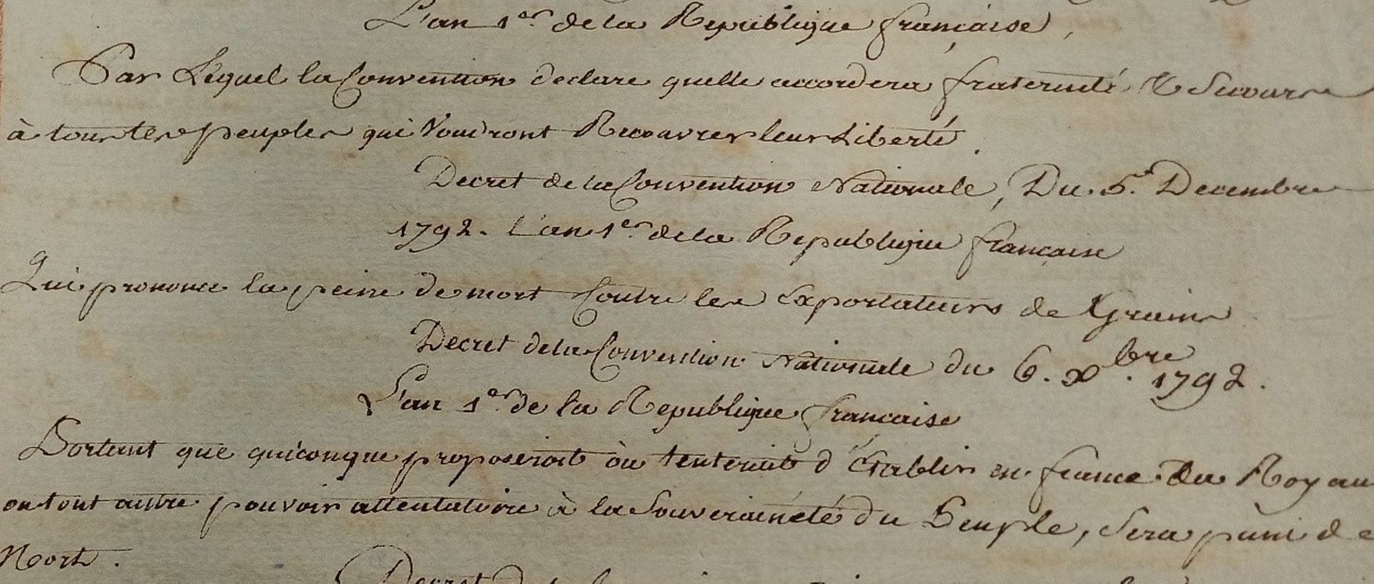 Restitution d'une archive publique