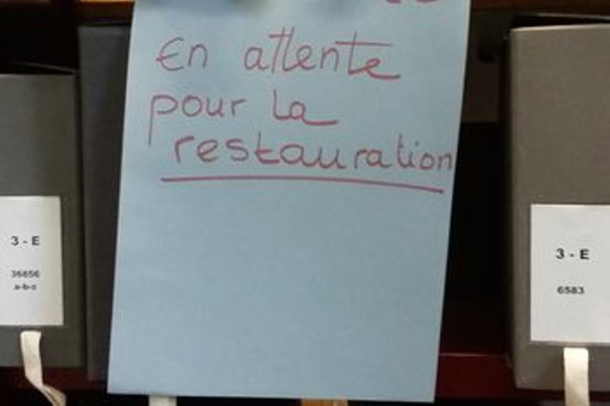 Campagne de restauration 2016