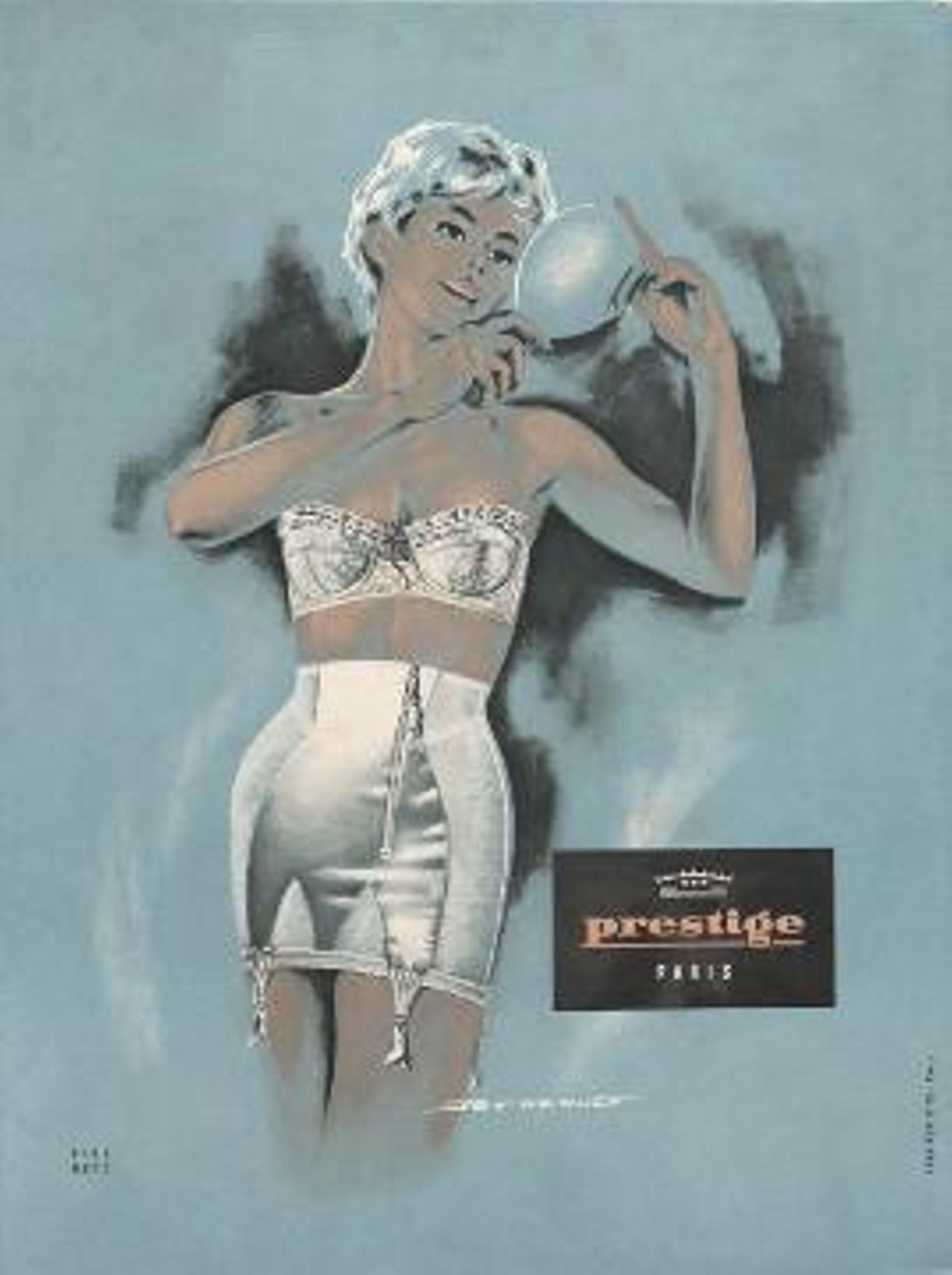 Présentoir de vitrine (années 1950-1960).