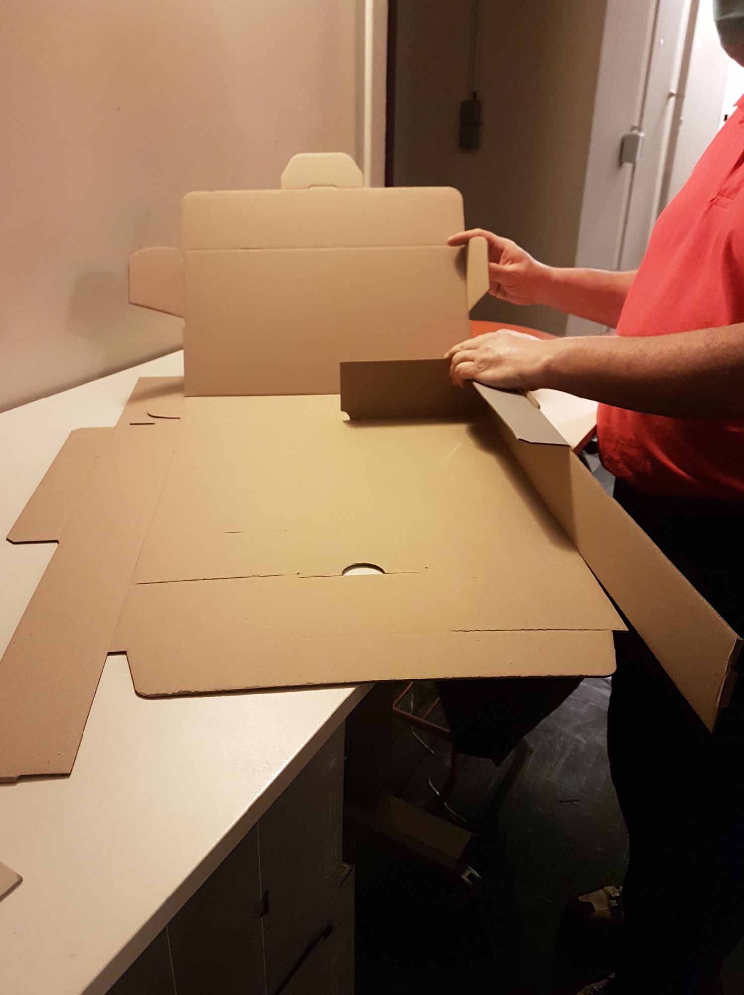 Montage d'une boîte